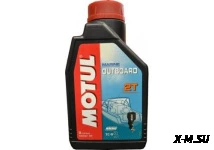 Масло моторное MOTUL Outboard  2T 1л