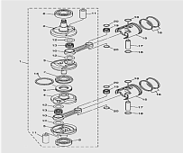 Коленвал и поршень 2-Х ТАКТНОГО ПЛМ TITAN TP40AMHS