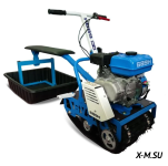 Мотобуксировщик НЕВА МС-1-YA (MX200) с санями и сиденьем