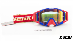Очки Мотокросс NENKI NK-1025 сине/красные