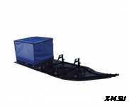 Сани &quot;UNIVERSAL&quot;, комплектация на выбор ПРЕМИУМ Ложементы  для п-ки  топливной бочки и ящик с чехлом