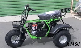 ТРИЦИКЛ САФАРИ-3LЕ-8 ТРИТОН 2 (ДЛИННОЕ СЕДЛО, СЗАДИ 2 АМОРТИЗАТОРА УРАЛ)