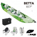 Каяк надувной трехместный с веслами AQUA MARINA Betta-475