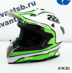 Шлем кроссовый Avantis Jackpot, Зеленый
