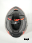 Шлем модуляр HETOSHI FF935 Shogun цв.Черно-серо-красный  Матовый  р.M
