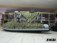 Ходовой комб. (носовой+основной) тент MISHIMO 430 LITE/PRO/LITE DF кмф зеленый (6)