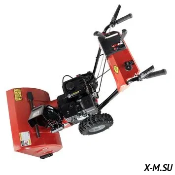 Снегоуборщик бензиновый DDE ST6561LE (двиг-ль Loncin 6,5 л.с, 24'', 5 вперёд/2 назад, 14" колёса, эл. старт, LED фара, управление выбросом на панели)