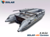 Лодка надувная моторная solar-430 caravan super jet tunnel с фальшбортом