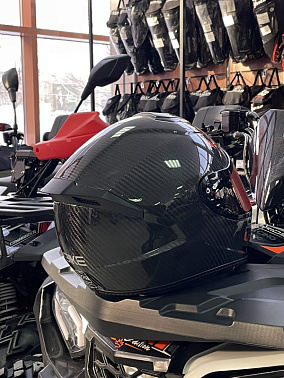 Шлем интеграл HETOSHI DOT CARBON FIBER XD1-472 цв.Черный р. L