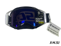 Очки мотокросс SCOTT XD3-42 коробка цв. оправы Черно-белый цв. стекла Синий матовый