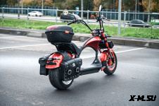 Электробайк WHITE SIBERIA WILD WHEEL RED 3950W