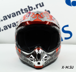 Шлем кроссовый Avantis Lead, Оранжевый