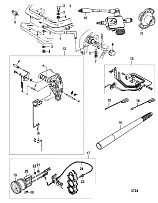 Аксессуары 2-Х ТАКТНОГО ПЛМ MERCURY 15 MH 294CC Серийный номер от 0N055285 и выше