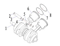 Поршневая 2-Х ТАКТНОГО ПЛМ PARSUN T40A FW