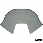 Стекло ветровое для снегохода Буран с вырезом под фару (высота 38см, толщина 3мм, МПК)