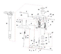 Кронштейн 2-Х ТАКТНОГО ПЛМ PARSUN T50A FWL