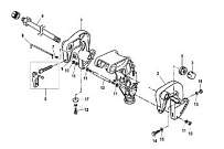 Зажимная скоба 2-Х ТАКТНОГО ПЛМ MERCURY 15 MH 294CC Серийный номер от 0N055285 и выше