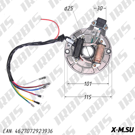 Статор генератора 157FMI, 162FMJ, 166FMM (CG, CB) (2 кат.) 