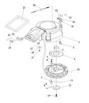 Стартер 2-Х ТАКТНОГО ПЛМ PARSUN T9.9BM