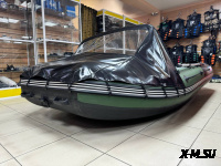 Носовой тент MISHIMO 400 RAPID, RAPID PRO черный