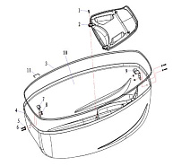 Колпак 2-Х ТАКТНОГО ПЛМ PARSUN T50BML