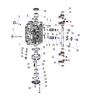 Головка цилиндров 4-Х ТАКТНОГО ПЛМ PARSUN F30A FWL