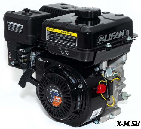 Двигатель Lifan 170F-T D20, 7А