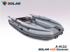 Лодка надувная моторная solar-430 caravan super jet tunnel с фальшбортом