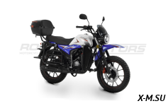 Мотоцикл дорожный ROCKOT QUEST 150 (белый/синий глянцевый, ЭПТС)