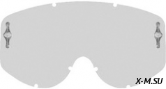 Линзы  Scott 80's SGL SCOTT мото clear silver chrome afc б/р