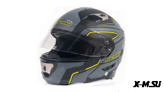 Шлем мото NENKI 860 #1 black/yellow