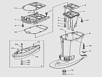 Дейдвуд 2-Х ТАКТНОГО ПЛМ TITAN TP40AMHS