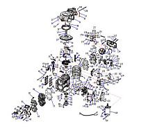 Двигатель 2-Х ТАКТНОГО ПЛМ PARSUN T40A FW