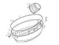 Колпак 4-Х ТАКТНОГО ПЛМ PARSUN F30BM