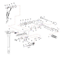 Рулевое управление 2-Х ТАКТНОГО ПЛМ PARSUN T50BM