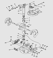 Кронштейн 2-Х ТАКТНОГО ПЛМ TITAN TP40AMHS