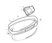 Колпак 2-Х ТАКТНОГО ПЛМ PARSUN T40A FW