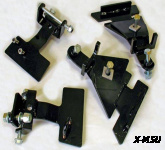 Комплект кронштейнов крепления гусениц для ATV №8 (Guepard 1.0), черный муар